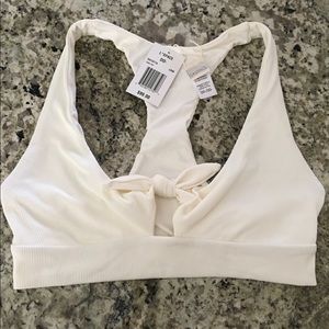 NWT-L*Space Ribbed Tara Top